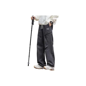 Jeep Casual Pants Unisex Dark Gray