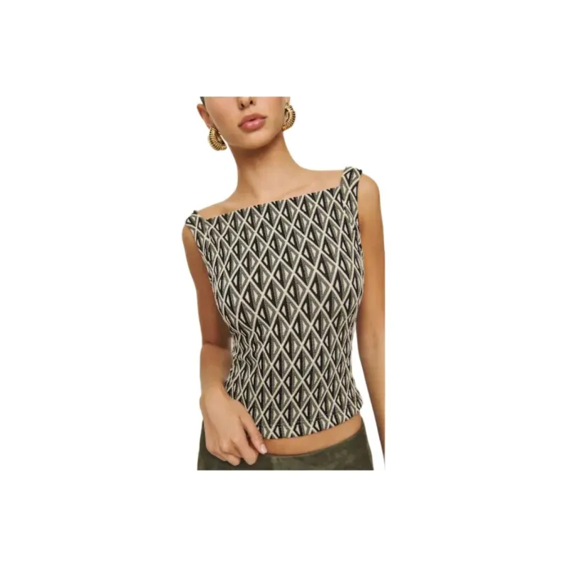 Reformation Tank Tops Women's Black-0