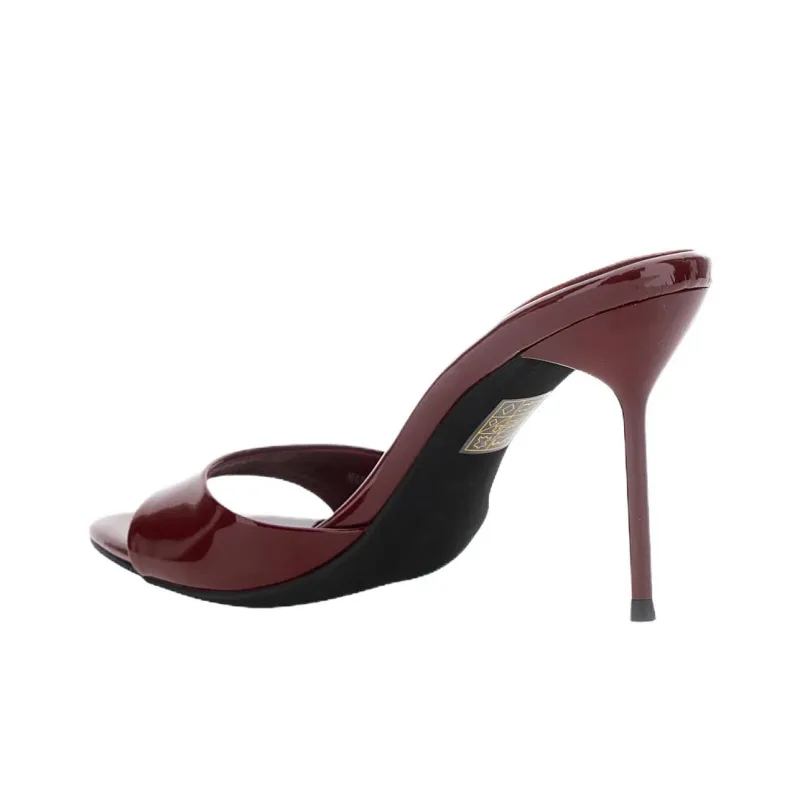 Jeffrey Campbell Abrasion Resistant Slide Slippers Women's Red-2