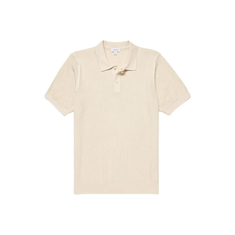 SUNSPEL SS25 Polo Shirt Men's Raw White-0