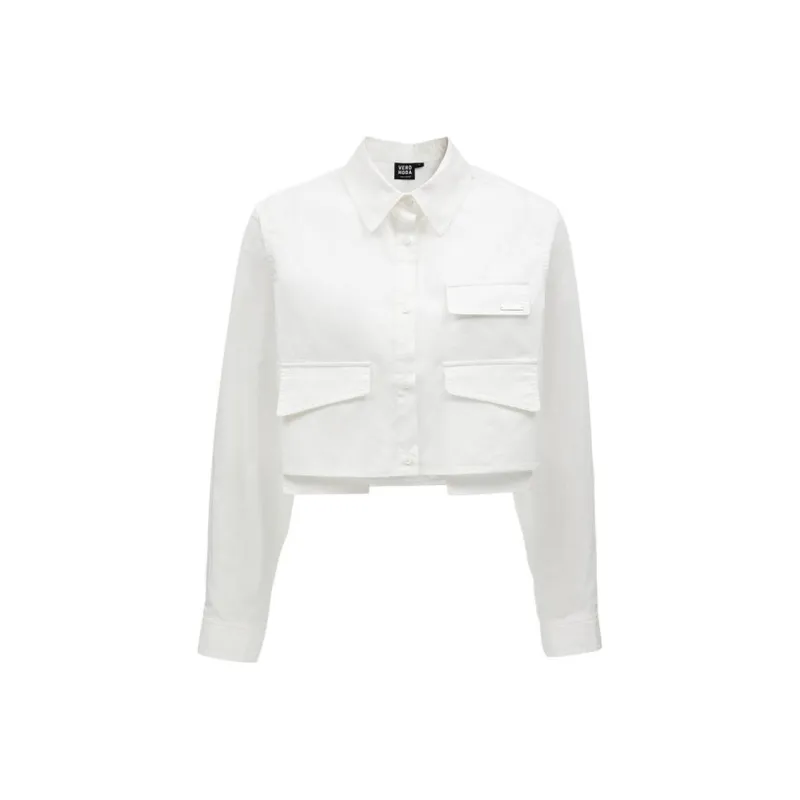 VERO MODA Shirts Women's Raw White-0