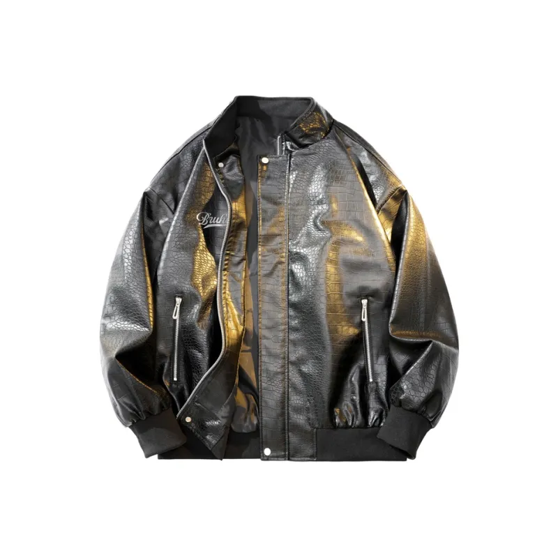 BRUMAIRE Leather Jacket Unisex Black-0