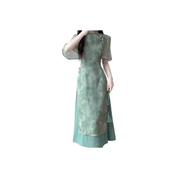 Mu Xiao Xin Short Sleeved Dress Women's