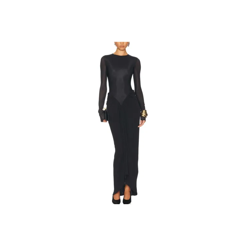 HELSA SS25 Long Sleeved Dress Women's-0
