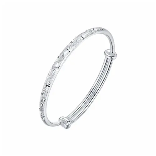SHUIBEI 999 Fine Silver Bangles Women's