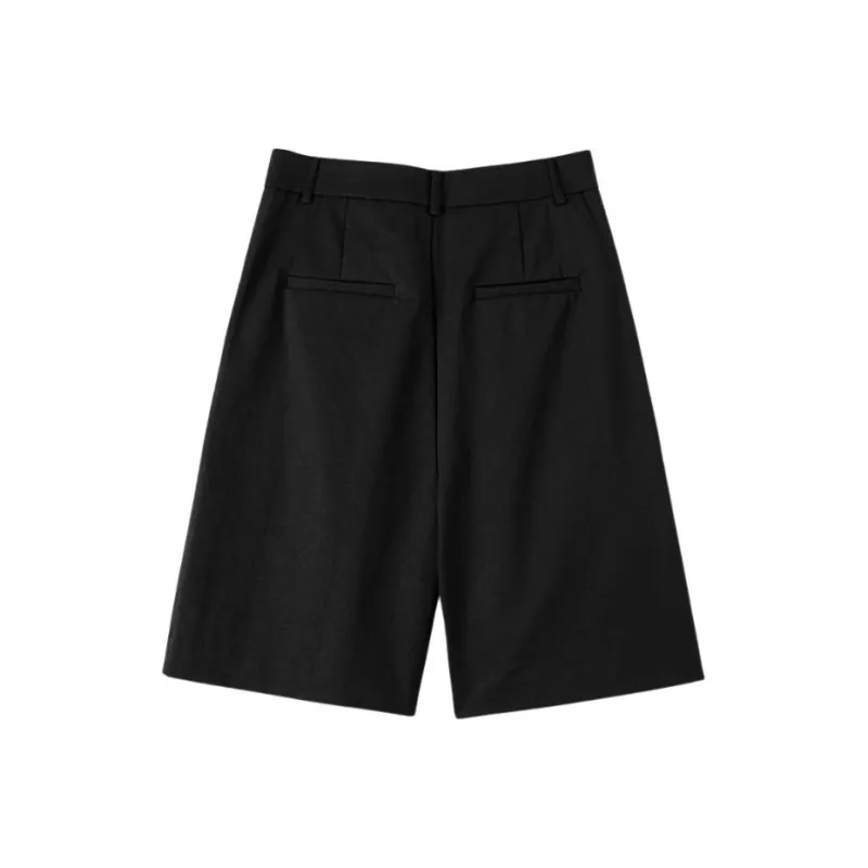 Late White Casual Shorts Women's-5