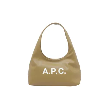 A.P.C Ninon Polyurethane Shoulder Bag Women's Pistachios Green