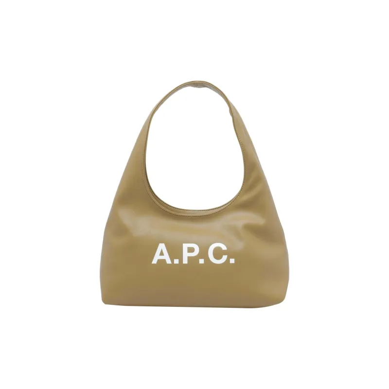 A.P.C Ninon Polyurethane Shoulder Bag Women's Pistachios Green-0