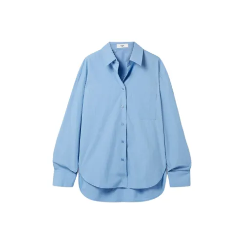 THE FRANKIE SHOP 블루 여성 셔츠