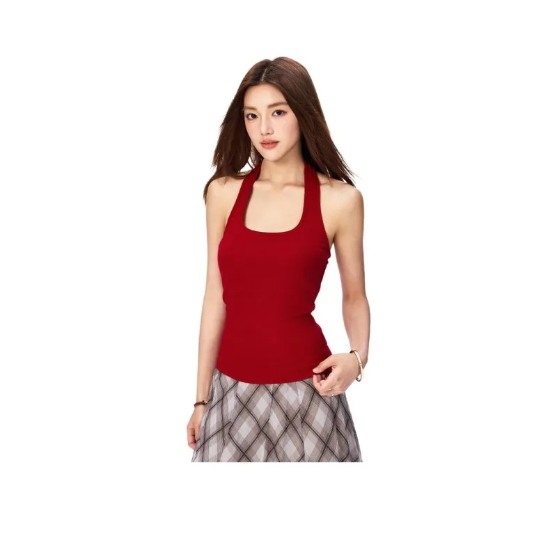7 SEVFUN Tank Tops Women's Red-0