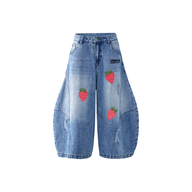 SOIE Denim Shorts Unisex-0