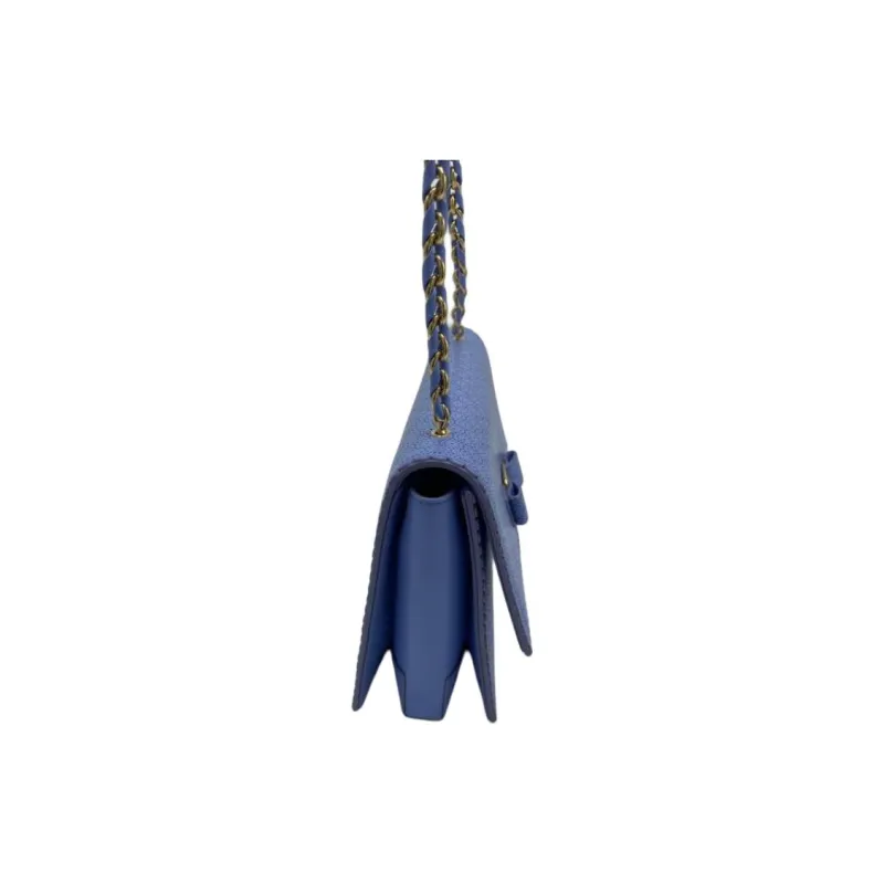 FERRAGAMO Shoulder Strap Shoulder Bag Women's Blue-3