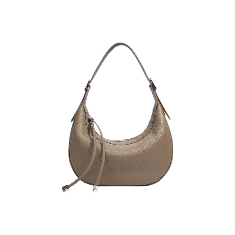 VANDEE Cow Leather Crescent Bag Handbag, Shoulder Bag Women's Multicolor-9