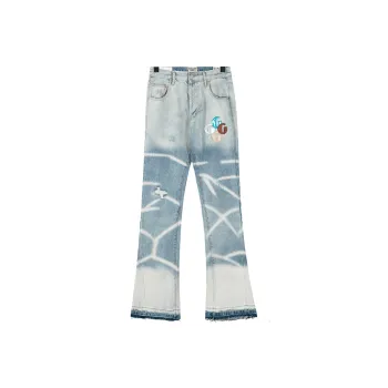 RASHOMONG Jeans Unisex Blue
