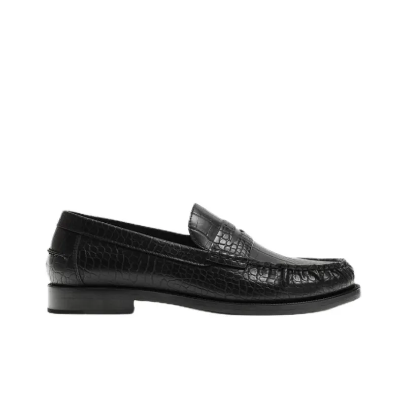 ZARA Loafers Men Black-1