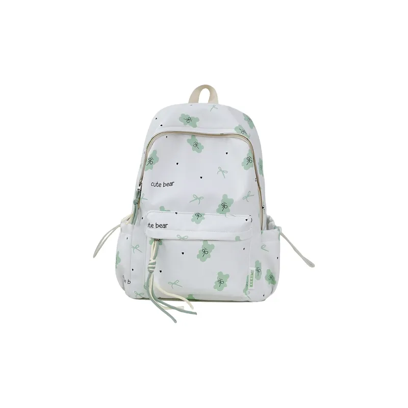 Kewuku Nylon Backpack Unisex Multicolor-15