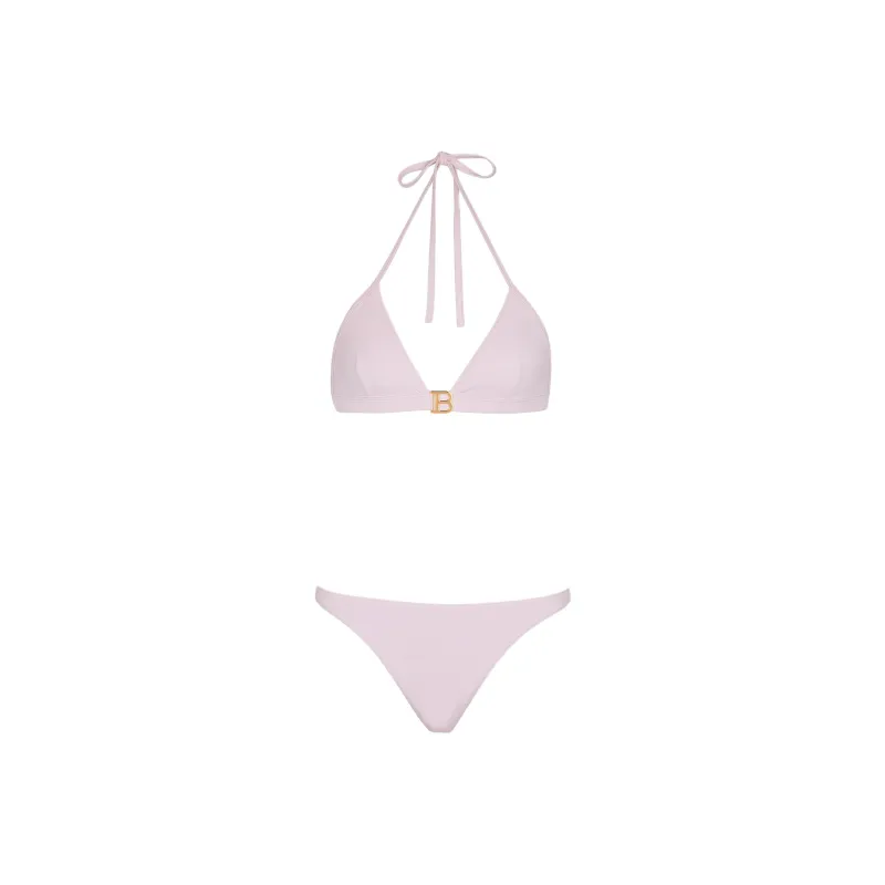 BALMAIN Two Piece Swimsuit Women's Pink-0