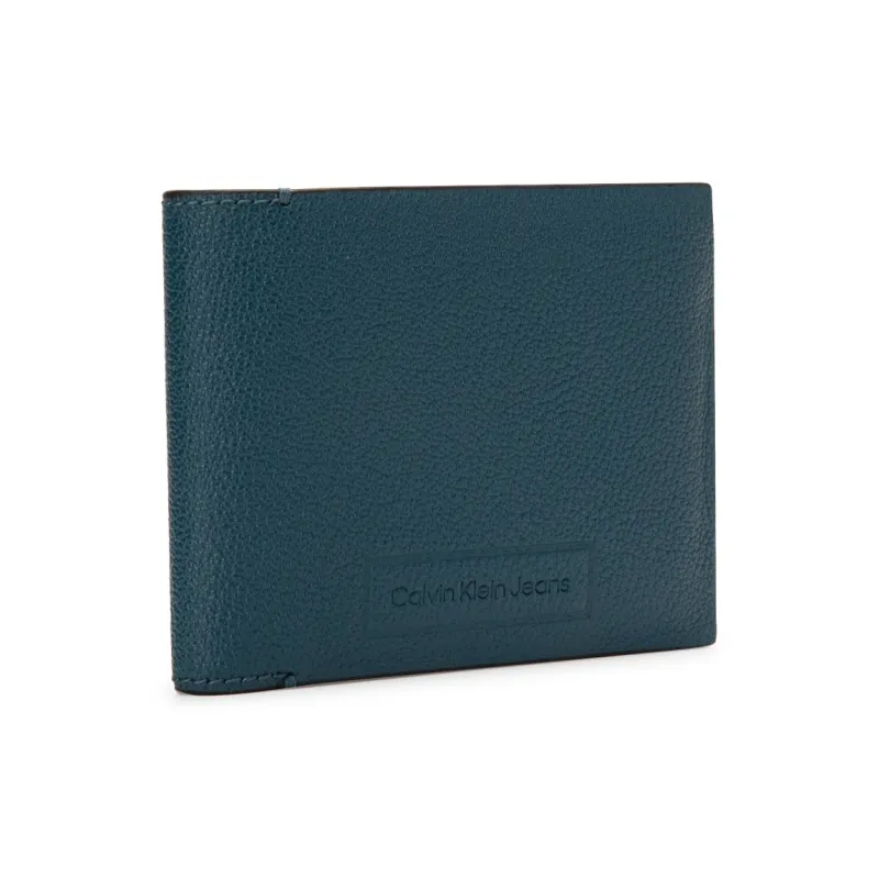 CALVIN KLEIN Cow Leather Card Holder Men's Peacock Blue-0
