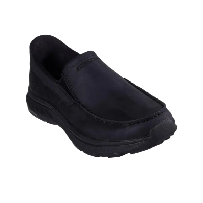 Skechers Relaxed Fit Loafers Men's Black-3