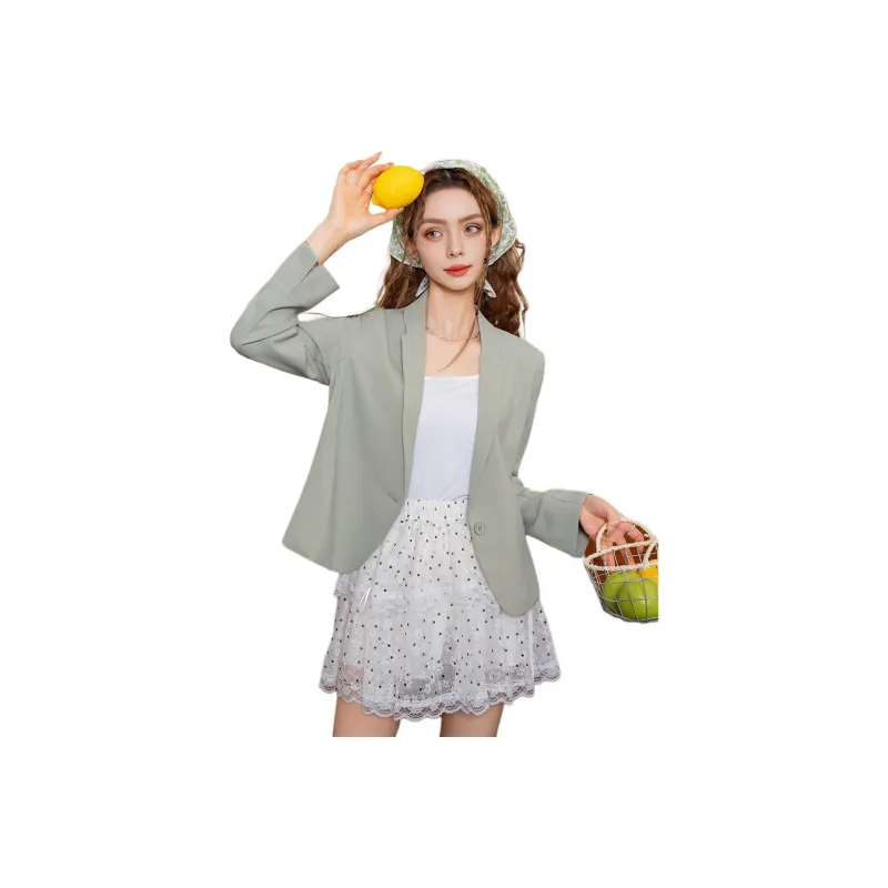 FAWENXIANGZI Summer Business Suit Loose Fit Women's-14