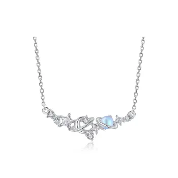ALI THE FOX S925 Silver Necklaces Women's