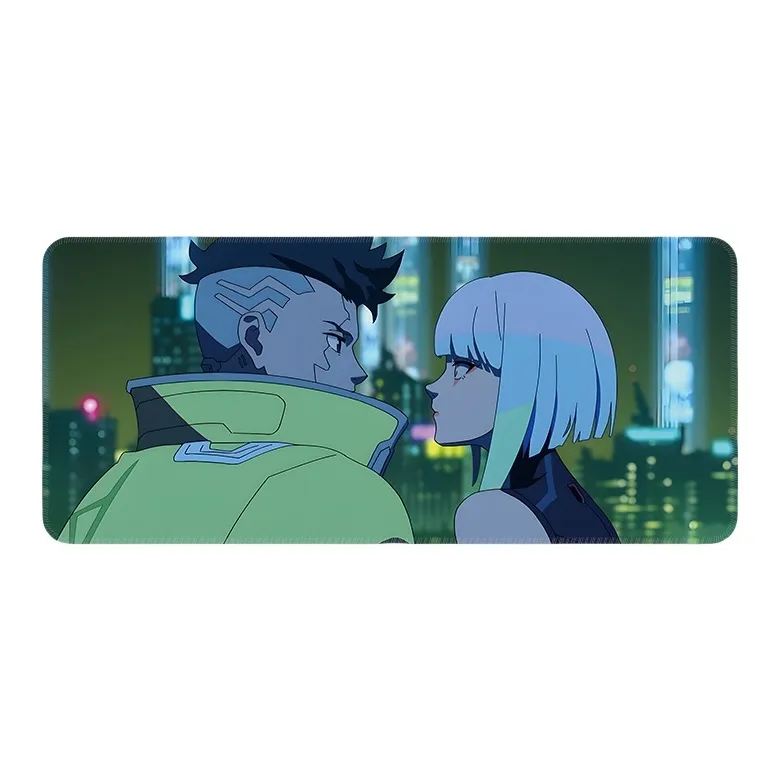 DANYIN Edge Walker Extra Large Men's Anime Gaming Computer Table Mat Cyberpunk Office Desk Cushion Mouse Pads-6