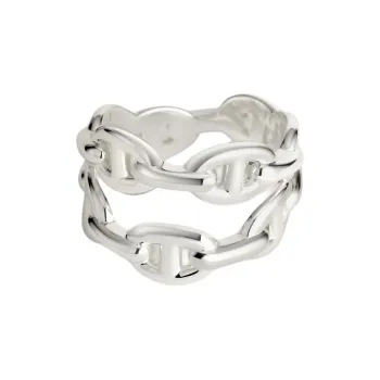 HERMES Sterling Silver Rings Women's Silver