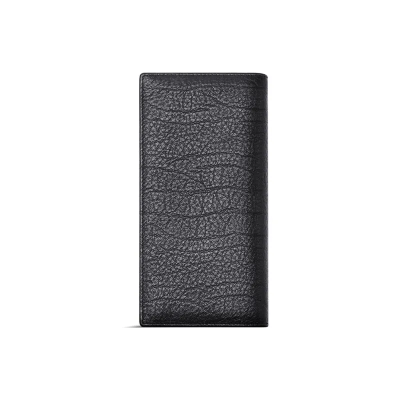 SEPTWOLVES Top Grain Cow Leather Wallet Regular Men's Black-2