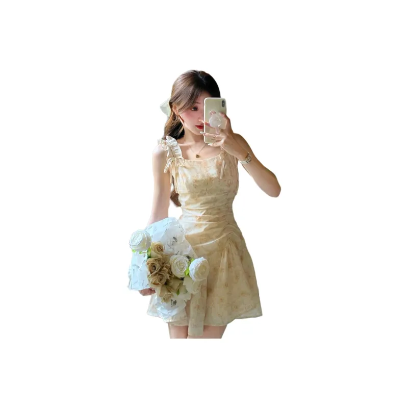GOSO Slip Dresses Women's Image Color-3