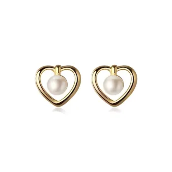 BLESSED BULLET Copper Stud Earrings Women's