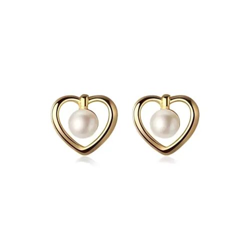 BLESSED BULLET Copper Stud Earrings Women's