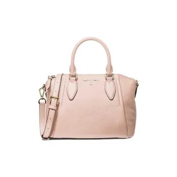 MICHAEL KORS Sienna Artificial Leather Dumpling Bag, Shoulder Bag, Crossbody Bag, Handbag Medium Size Women's Soft Pink