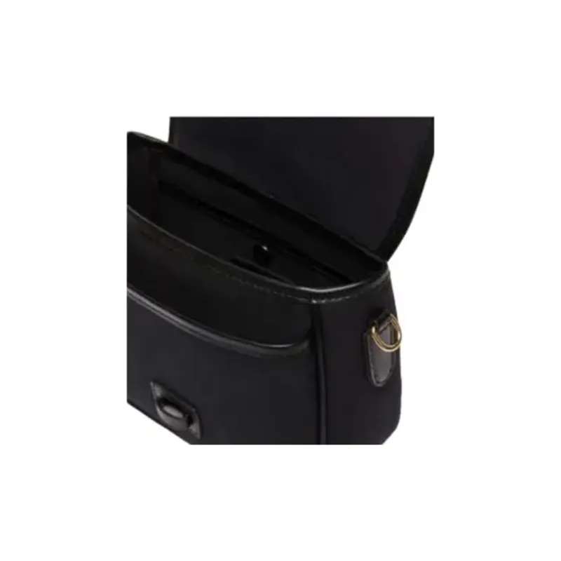 WEEKEND MaxMara Cotton Shoulder Bag Women's Black-5
