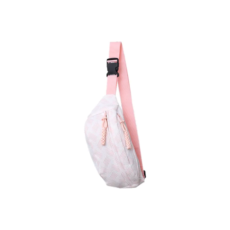 Techson Nylon Sling Bag Regular Unisex Beige Yellow/Pink-2