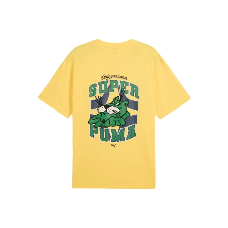 PUMA GRAPHICSSuper T Shirt Men's Yellow-1