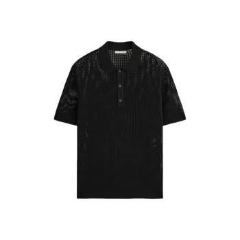 ZARA Polo Shirts Men Black