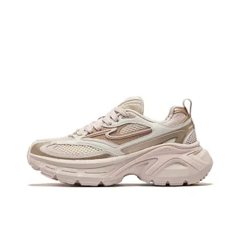 Erke Hongyu 2.0 Slip Resistant And Breathable Low Top Chunky Sneakers Women's Warm Linen Wild Gray