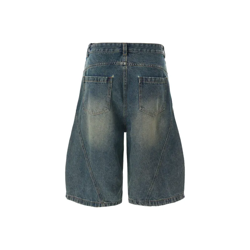 ROBINHOOD Denim Shorts Women's Vintage Blue-1