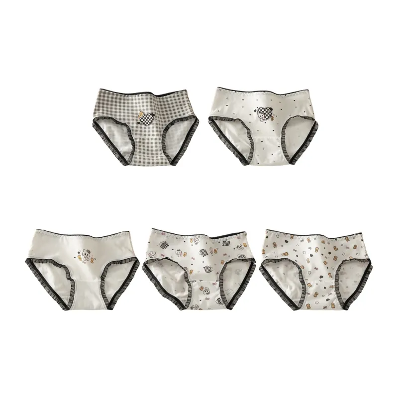Flowers In Water Underpants Women's 5 Pack-0