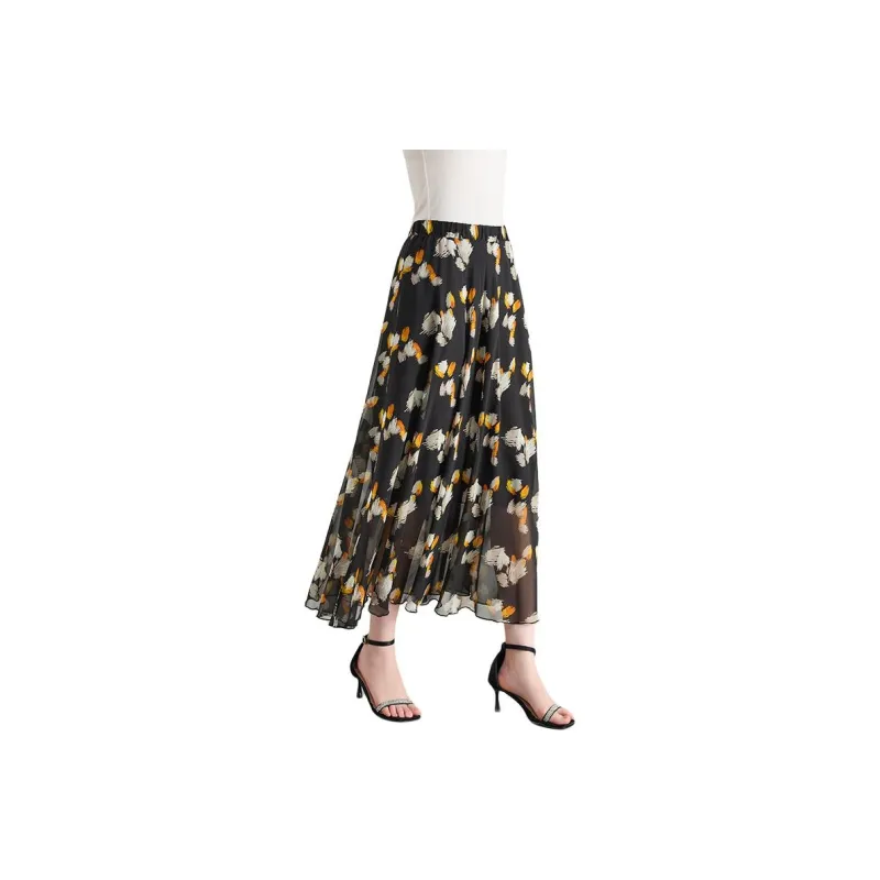 Yi Mengyuan Casual Long Skirt Women's-0