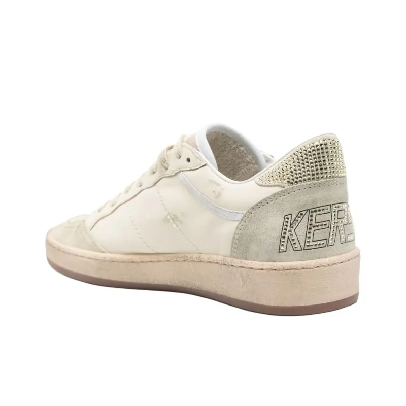 Golden Goose Ball Star Low Top Skateboard Shoes Women's White-3