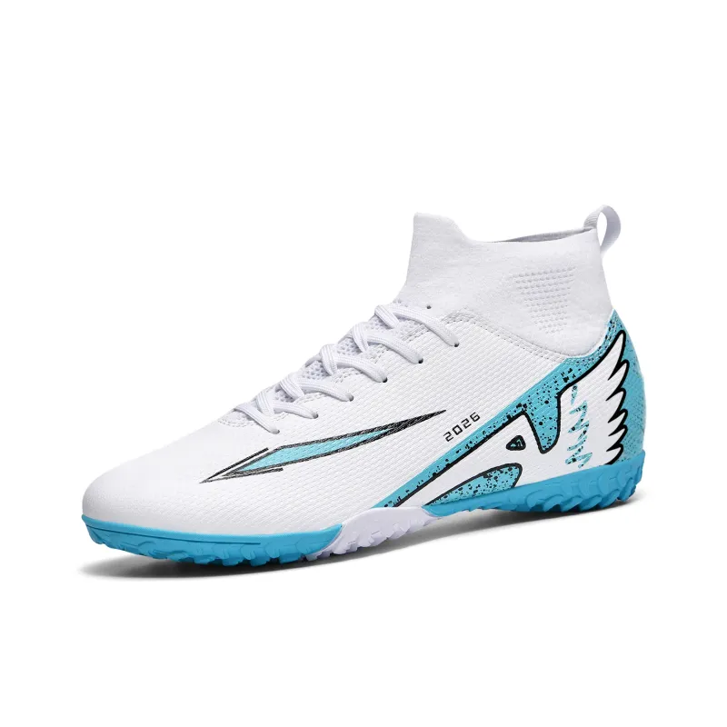 WEJIESS TF Rubber Broken Studs Artificial Ground Anti Slip Wear Resistant Soccer Shoes Unisex-6