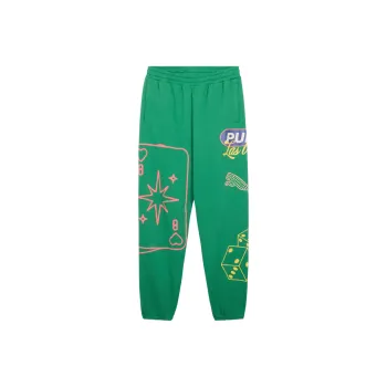 PUMA Essentials Las Vegas Knitted Sweatpants Men's Green