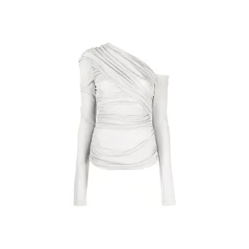 MSGM Draped Straight Hem Top