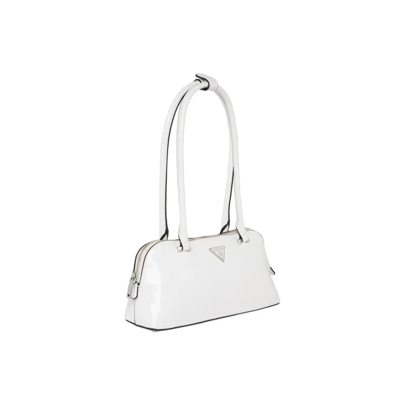 GUESS Artificial Leather Baguette Bag Shoulder Bag Medium Size Women's White-1