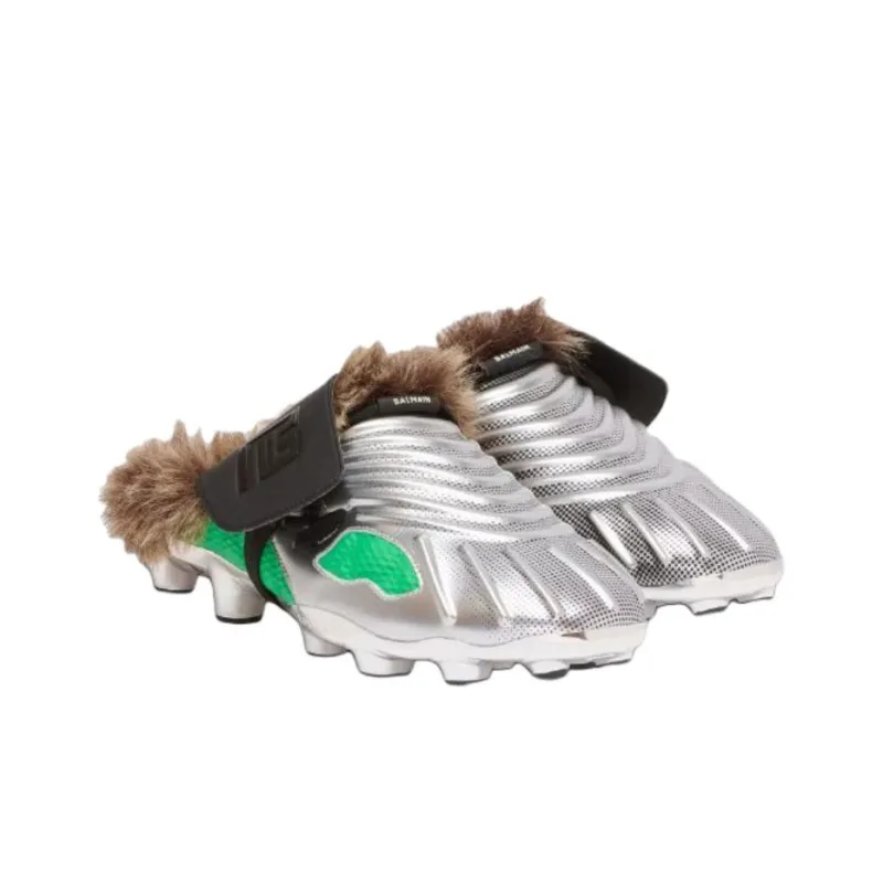 BALMAIN Closed Toe Slippers Men's Green-2