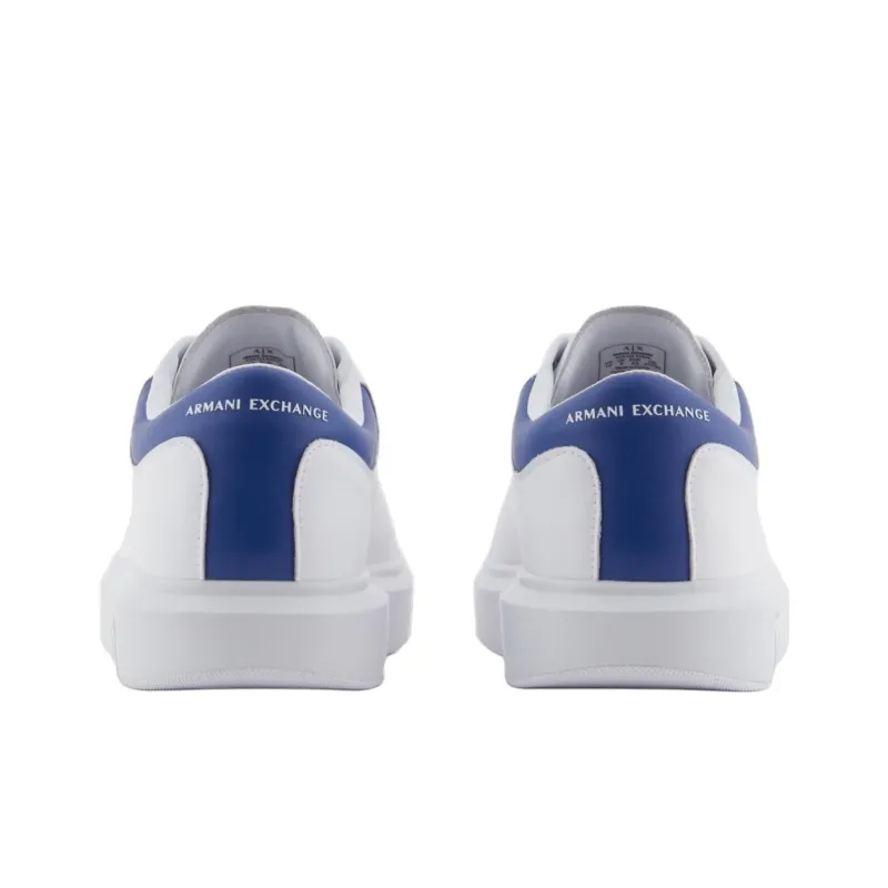 ARMANI EXCHANGEAE Low Top Skateboard Shoes Men's Blue-4