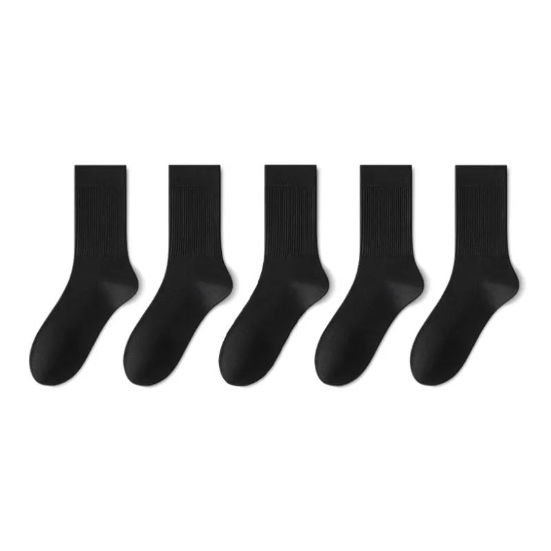 LUOLIAN Mid Calf Socks Men's 5 Pack-8