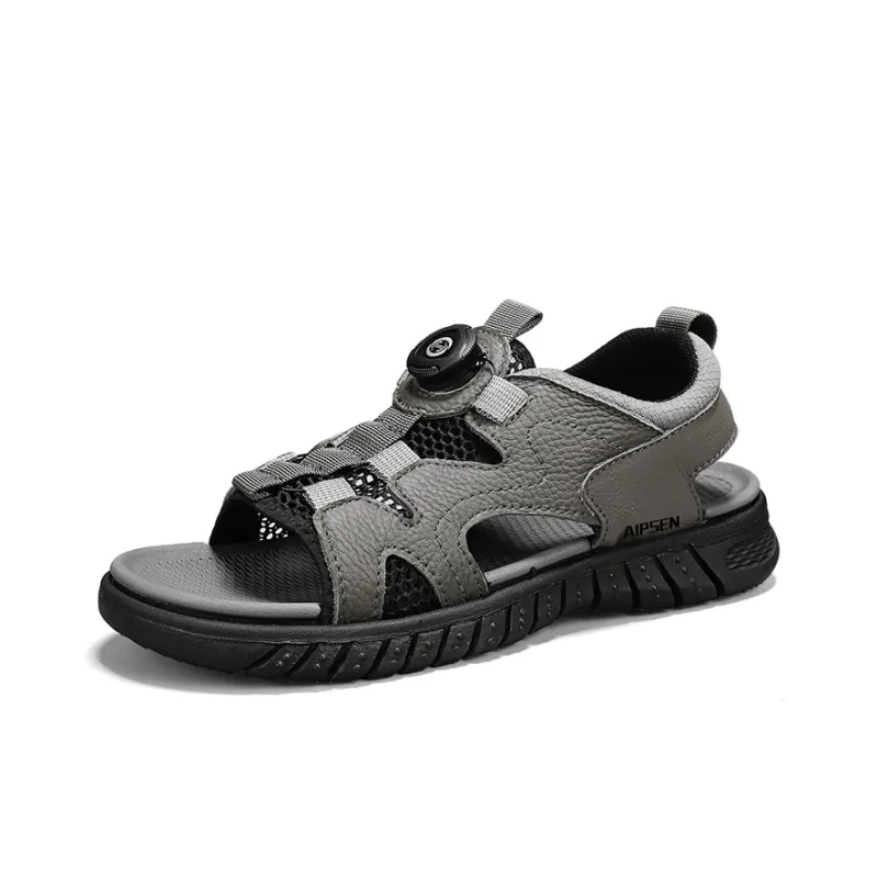 AIPSEN Beach Sandals Men's Gray-1
