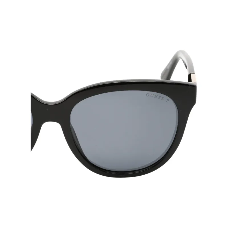 GUESS Plastic Injection Molded Cat Eye Sunglasses Women's Black-2